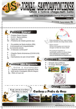 Jornal SantoAntoniense 1ª edição